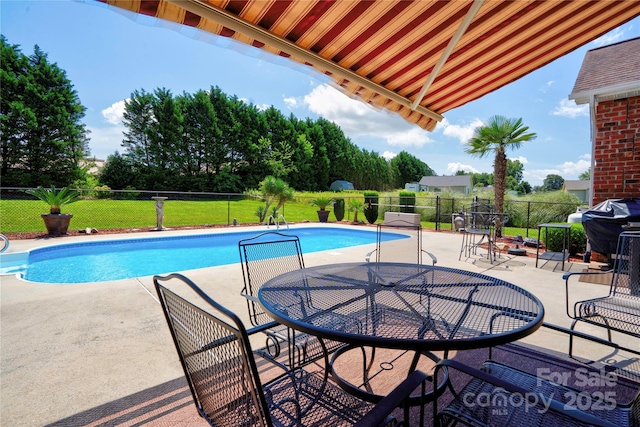 116 Camille Dr, Shelby, NC 28150 - view of swimming pool with a patio