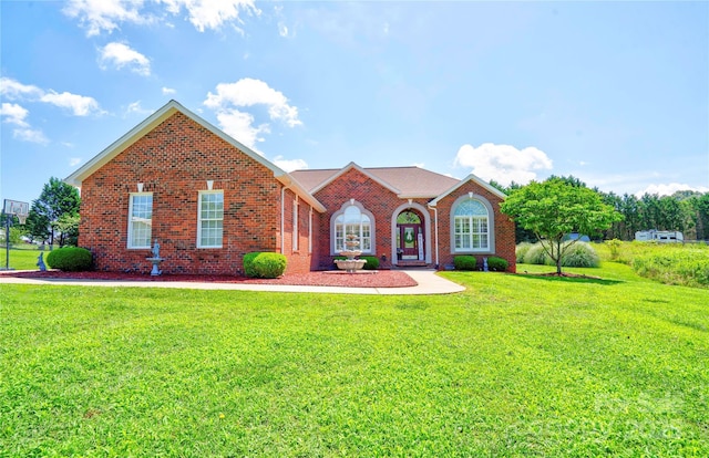 116 Camille Dr, Shelby, NC 28150 - view of front of property with a front yard and brick siding