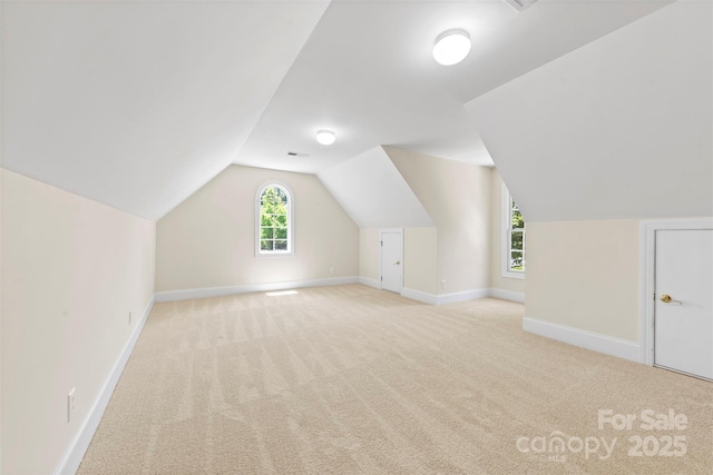 2241 Flagstick Dr, Matthews, NC 28104 - bonus room featuring carpet floors and vaulted ceiling