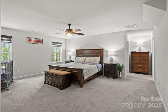 169 Rooster Tail Ln, Troutman, NC 28166 - bedroom with light carpet and ceiling fan