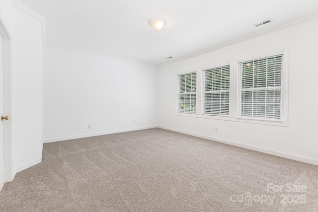 14333 Maclauren Ln, Huntersville, NC 28078 - unfurnished room with crown molding and carpet