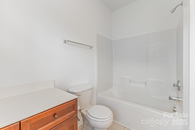 14333 Maclauren Ln, Huntersville, NC 28078 - bathroom with shower / washtub combination, vanity, and tile patterned flooring