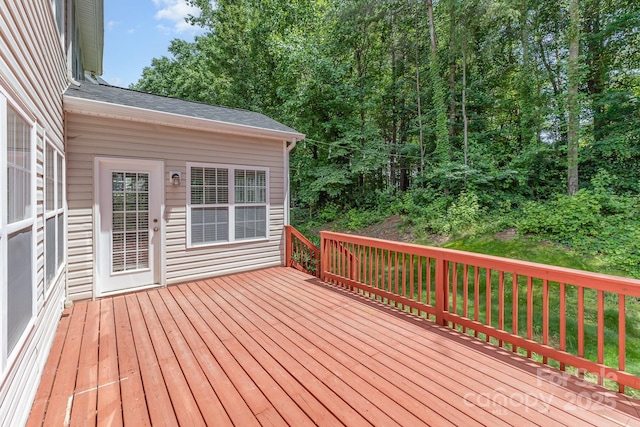 14333 Maclauren Ln, Huntersville, NC 28078 - view of wooden deck