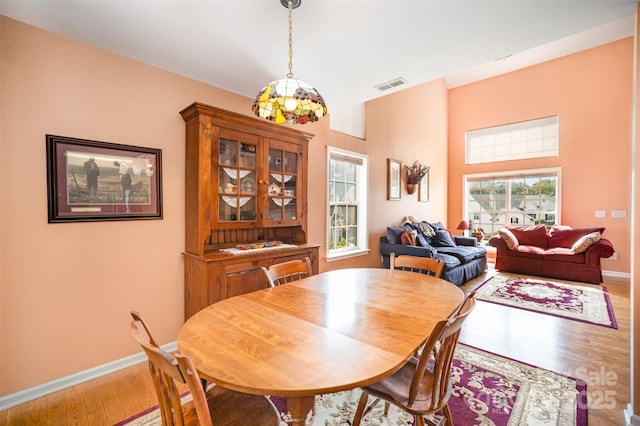 220 Holmes Ct, Concord, NC 28027 - dining area featuring light wood finished floors and baseboards