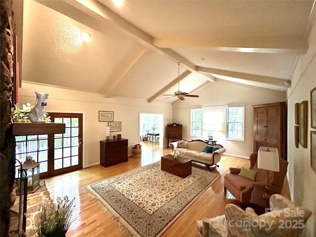 143 Uwharrie Ct Unit 1080, 1081, Mount Gilead, NC 27306 - living area with wood finished floors and ceiling fan