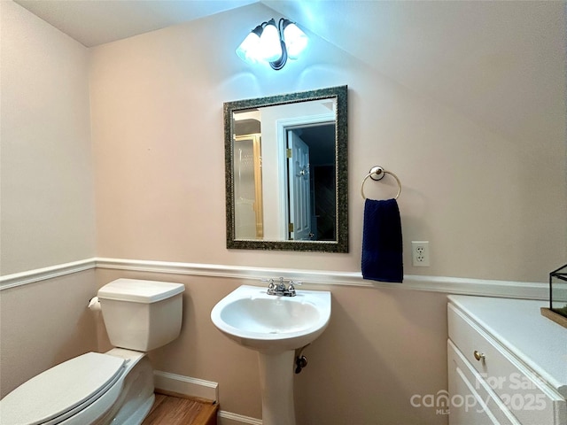 143 Uwharrie Ct Unit 1080, 1081, Mount Gilead, NC 27306 - bathroom with toilet and wood finished floors