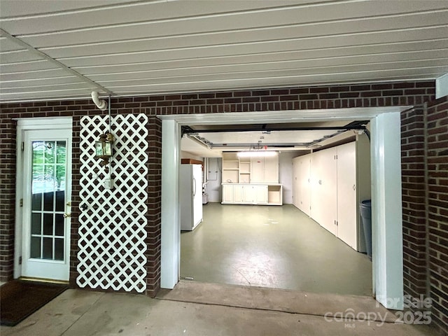143 Uwharrie Ct Unit 1080, 1081, Mount Gilead, NC 27306 - garage featuring freestanding refrigerator