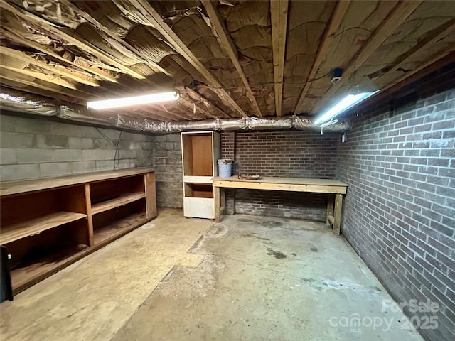 143 Uwharrie Ct Unit 1080, 1081, Mount Gilead, NC 27306 - unfinished basement featuring a workshop area