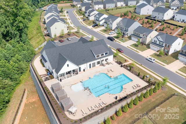 6365 Ashton Park Dr, Denver, NC 28037 - aerial view of residential area with a pool area