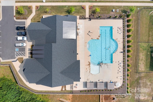 6365 Ashton Park Dr, Denver, NC 28037 - bird's eye view of a pool