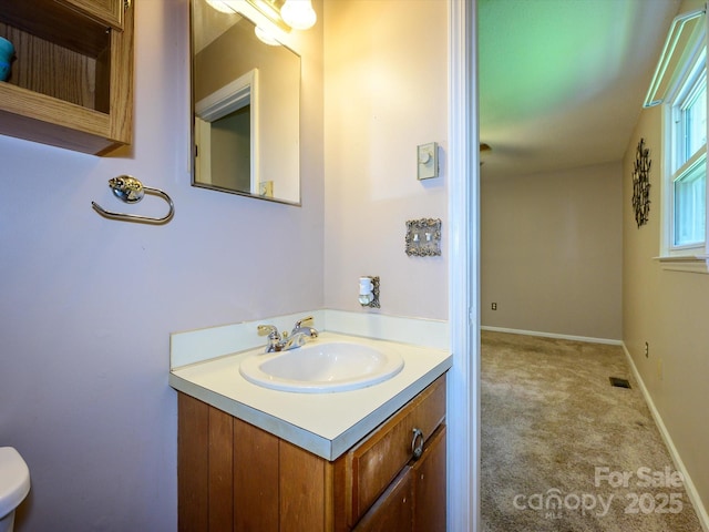 618 Springfield Dr NW, Concord, NC 28027 - half bath with vanity and toilet
