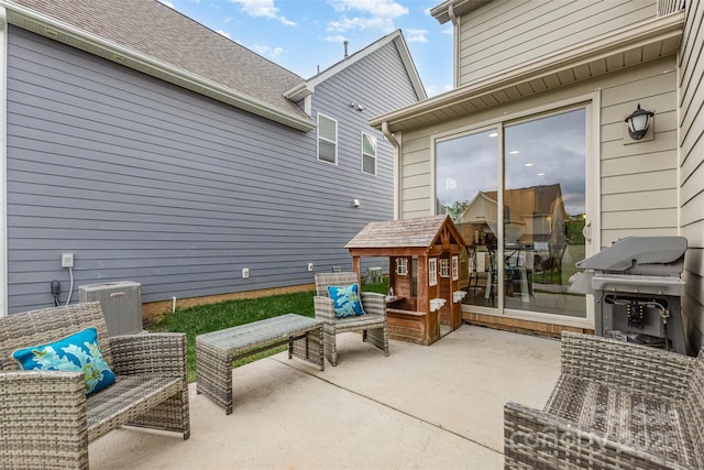 3332 Katherine Taylor Ct, Monroe, NC 28110 - view of patio with area for grilling