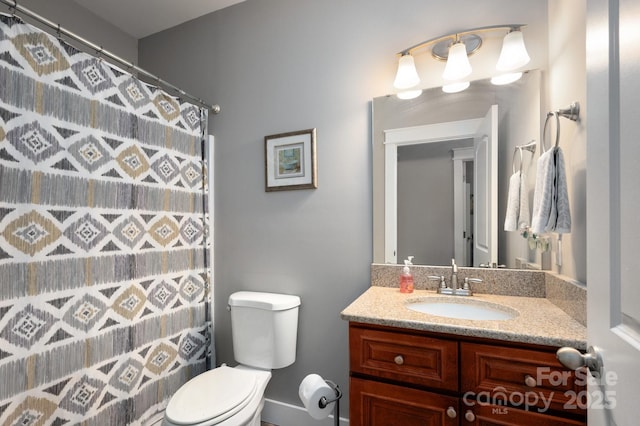 59 Ledgestone Dr, Fairview, NC 28730 - bathroom with vanity and curtained shower