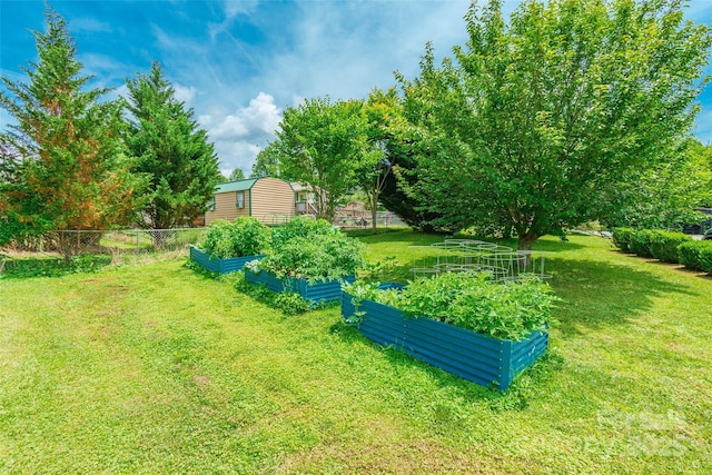 1828 Pine Hollow Pl, Hudson, NC 28638 - view of yard featuring a vegetable garden