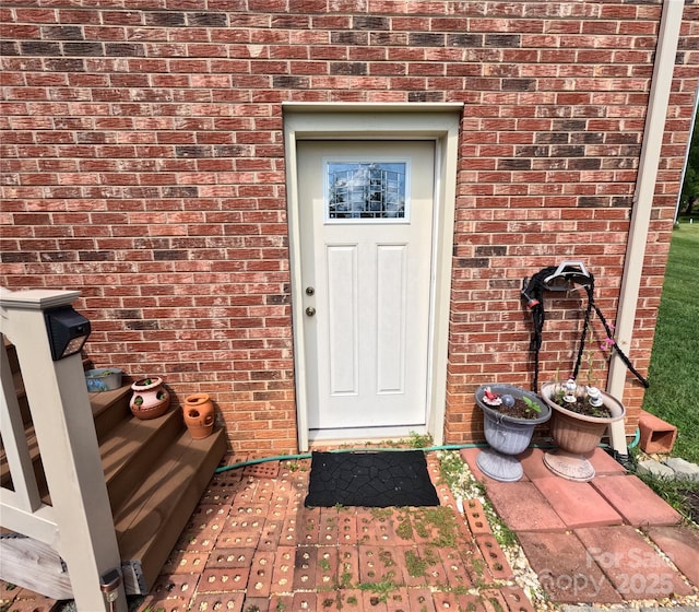 2963 Freezer Locker Rd, Hudson, NC 28638 - entrance to property with brick siding