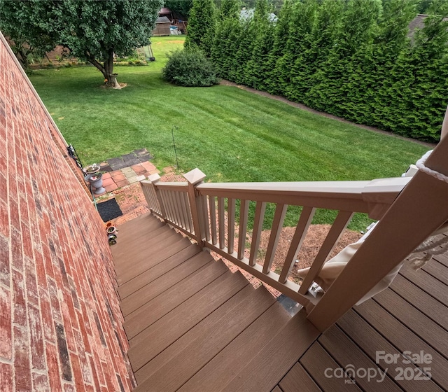 2963 Freezer Locker Rd, Hudson, NC 28638 - wooden terrace featuring a yard