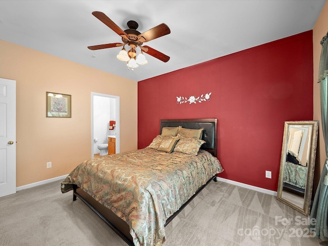 12415 Stratfield Place Cir, Pineville, NC 28134 - carpeted bedroom featuring baseboards and ceiling fan