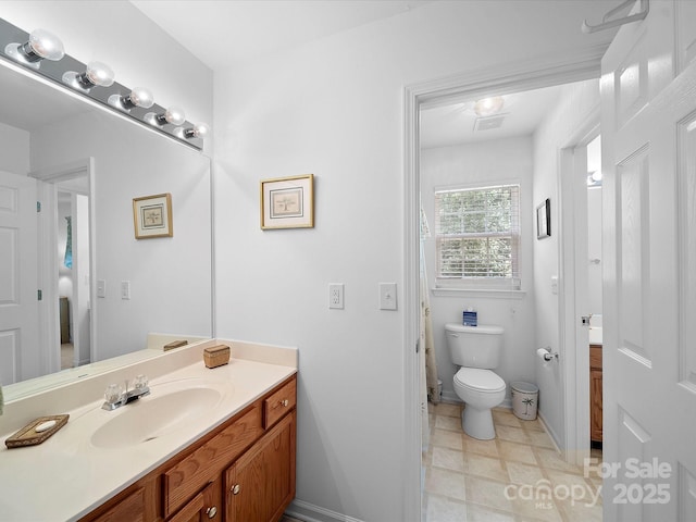 12415 Stratfield Place Cir, Pineville, NC 28134 - bathroom featuring vanity and toilet