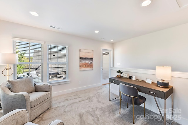 1223 E 16th St Unit 13, Charlotte, NC 28205 - office space with carpet floors and recessed lighting