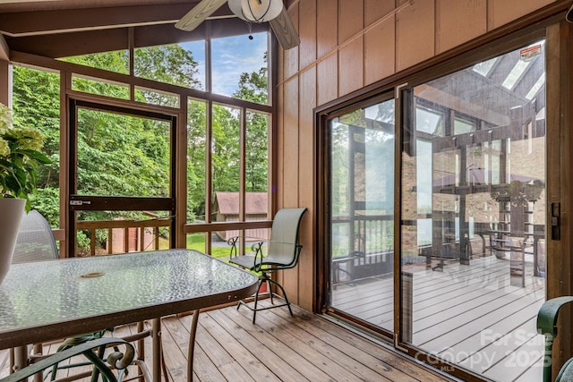 79 Creekside Ln, Spruce Pine, NC 28777 - sunroom / solarium with a ceiling fan and healthy amount of natural light