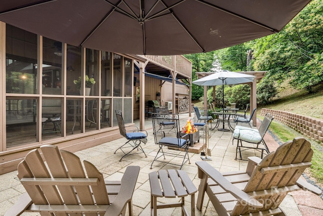 79 Creekside Ln, Spruce Pine, NC 28777 - view of patio / terrace featuring outdoor dining area