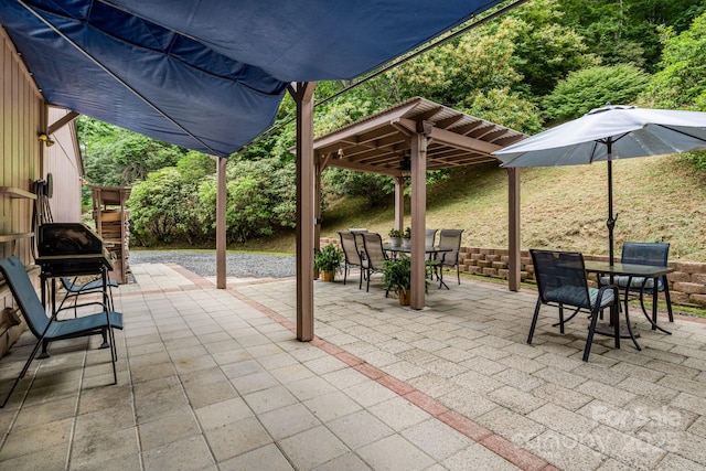 79 Creekside Ln, Spruce Pine, NC 28777 - view of patio with outdoor dining space