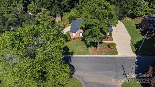 600 Queens Rd, Cherryville, NC 28021 - aerial view of property and surrounding area