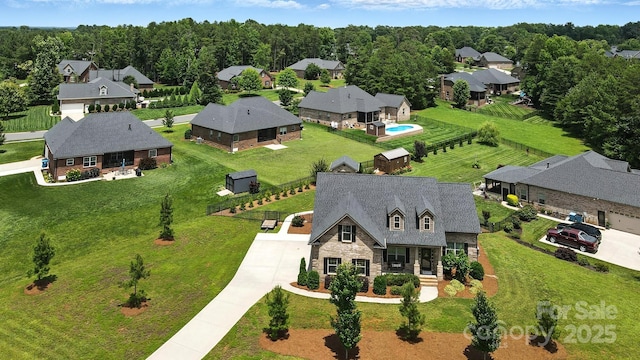 3256 Fairmead Dr, Concord, NC 28025 - aerial view of residential area