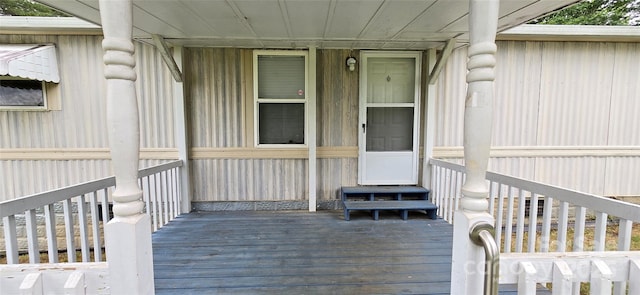 3682 Old Petra Mill Rd, Granite Falls, NC 28630 - view of wooden terrace