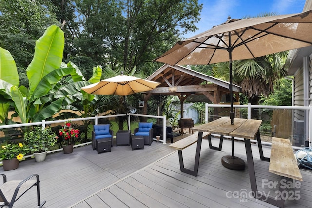 1507 Breckenwood Dr, Rock Hill, SC 29732 - wooden terrace with outdoor dining area