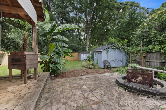 1507 Breckenwood Dr, Rock Hill, SC 29732 - view of patio / terrace featuring a storage unit