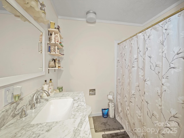 3471 Greentree Acres Rd, Valdese, NC 28690 - full bathroom with vanity and a shower with shower curtain
