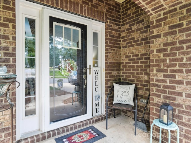 9428 Carneros Creek Rd, Charlotte, NC 28214 - view of exterior entry featuring brick siding