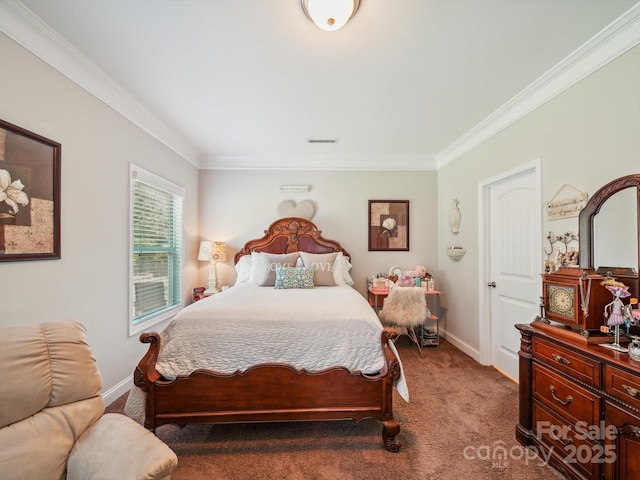 9428 Carneros Creek Rd, Charlotte, NC 28214 - carpeted bedroom with crown molding