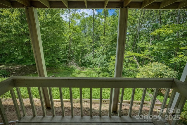 665 Will Robbins Ln, Newland, NC 28657 - view of deck
