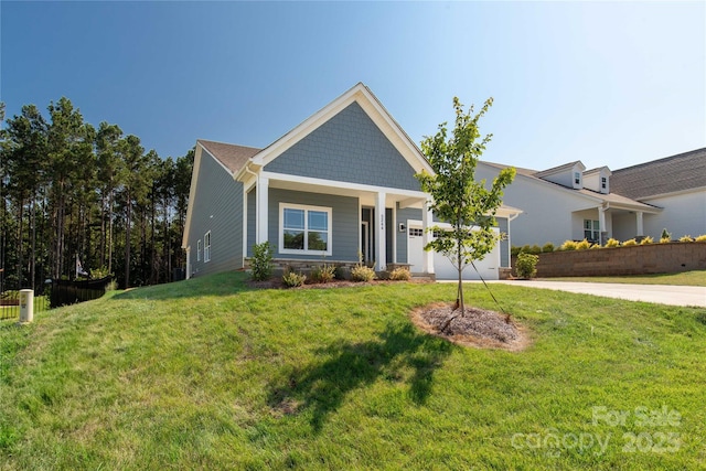 5244 Admirals Lndg, Lancaster, SC 29720 - view of front of property with concrete driveway, a garage, and a front yard