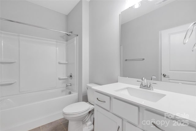 5244 Admirals Lndg, Lancaster, SC 29720 - full bathroom with vanity,  shower combination, and tile patterned floors