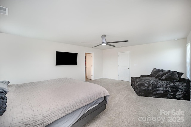 1010 Harry Ct, Albemarle, NC 28001 - carpeted bedroom with ceiling fan and baseboards