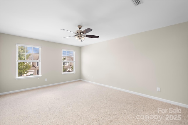 921 Summerlake Dr, Fort Mill, SC 29715 - empty room featuring a ceiling fan and light colored carpet