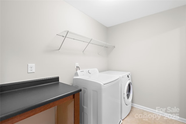 921 Summerlake Dr, Fort Mill, SC 29715 - washroom with washer and clothes dryer and light tile patterned floors