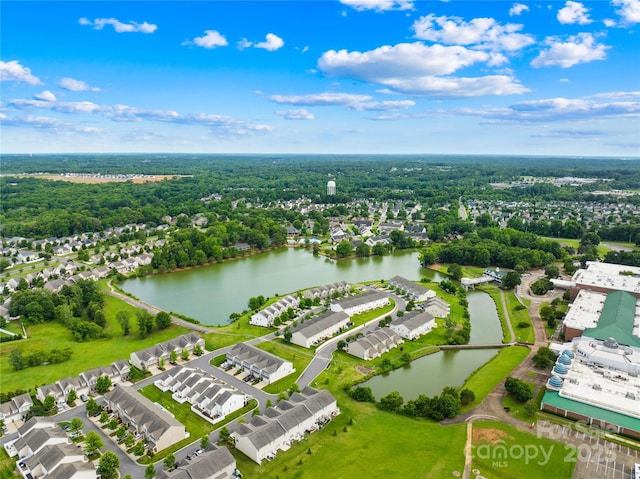 921 Summerlake Dr, Fort Mill, SC 29715 - aerial view of residential area with a nearby body of water
