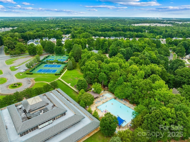 921 Summerlake Dr, Fort Mill, SC 29715 - aerial view of a heavily wooded area