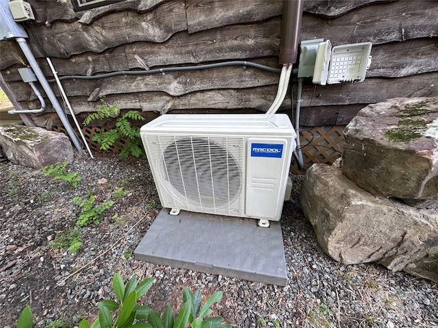 849 Camp Hill Rd, Mill Spring, NC 28756 - exterior view of a cooling unit