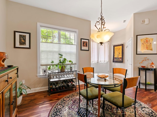 91 Talon Trail Ln, Etowah, NC 28729 - dining room featuring wood finished floors and baseboards