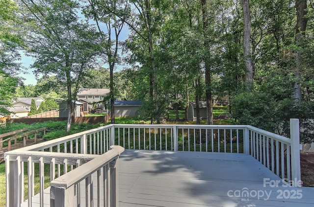 2706 Bremer Ct, Charlotte, NC 28210 - wooden deck featuring a storage shed