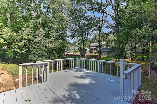 2706 Bremer Ct, Charlotte, NC 28210 - deck featuring view of scattered trees