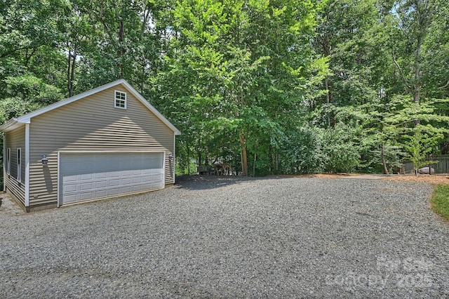 6411 Glenn Teague Rd, Charlotte, NC 28216 - view of detached garage