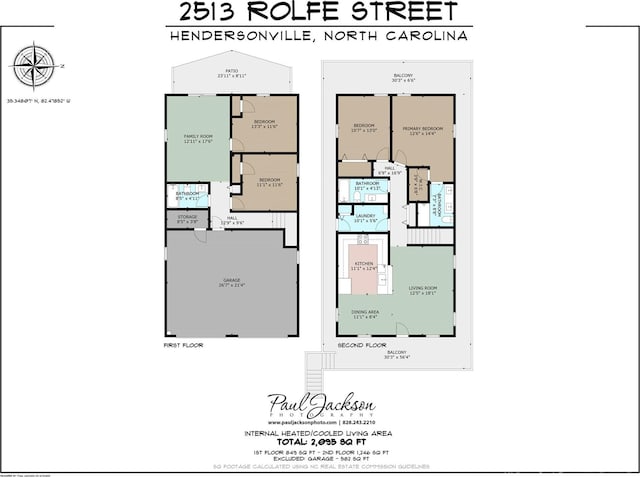 2513 Rolfe St, Hendersonville, NC 28791 - view of floor plan / room layout