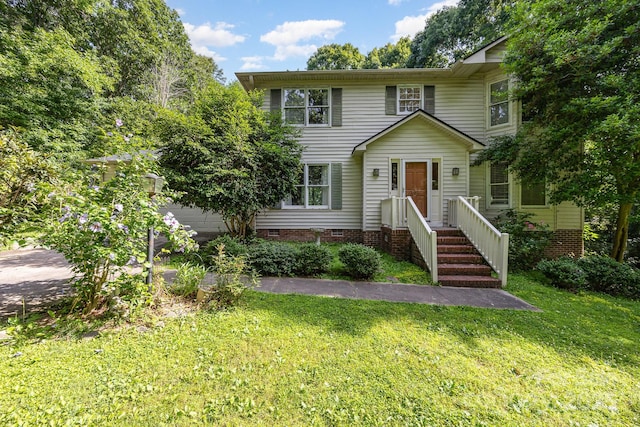 204 S Deerfield Cir, Salisbury, NC 28147 - view of front of property featuring a front yard