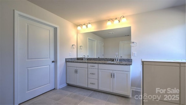 122 Sugg Trl, Weaverville, NC 28787 - full bath featuring double vanity and tile patterned flooring